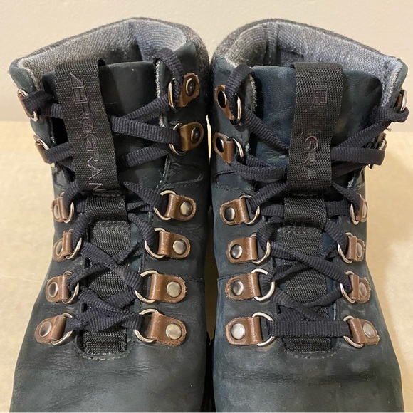 Cole Haan Women's Zerogrand Waterproof Hiking‎ Boots Ankle Nubuck Size 6 Black - Picture 10 of 14